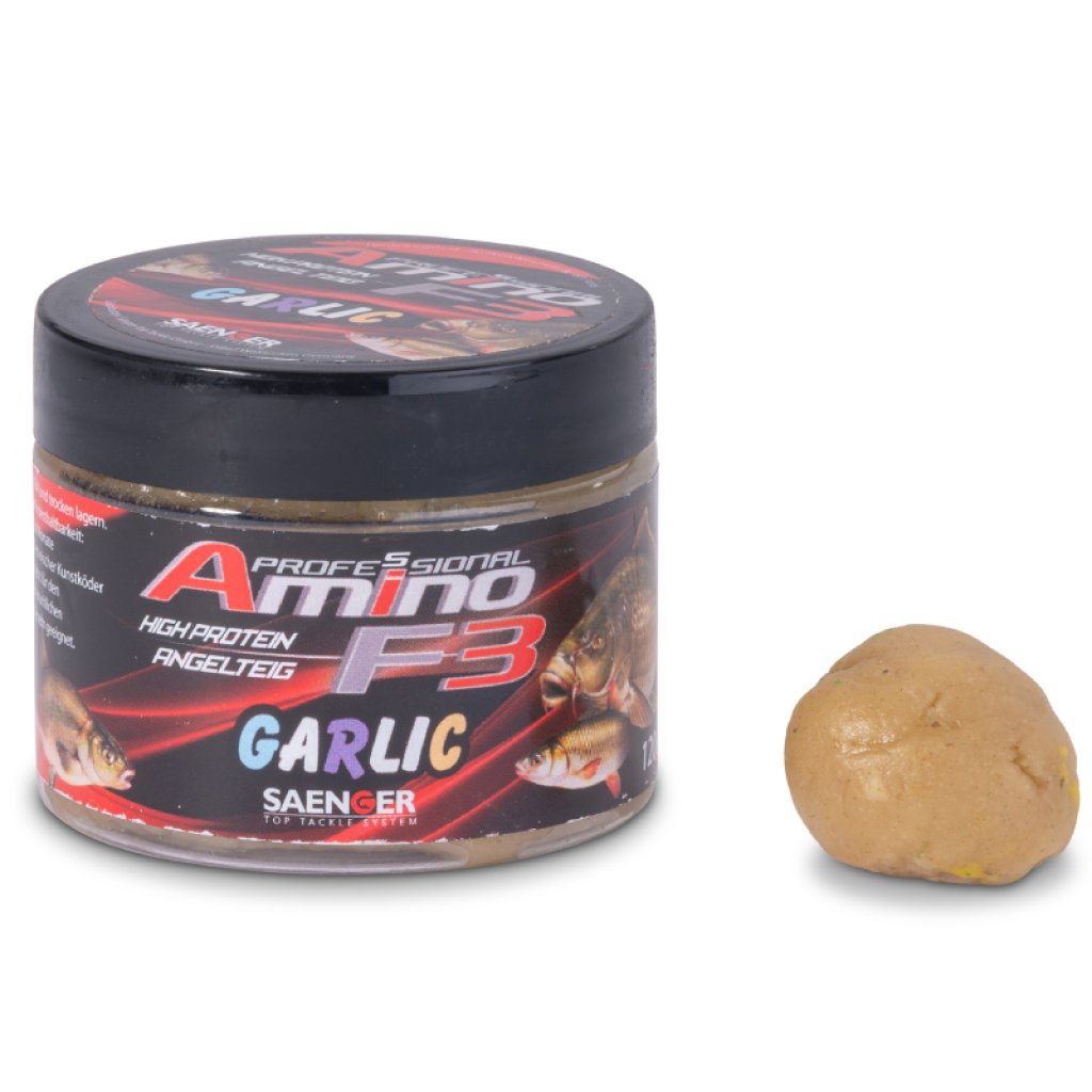Saenger rybářské těsto Amino F-3 příchuť Česnek 120g