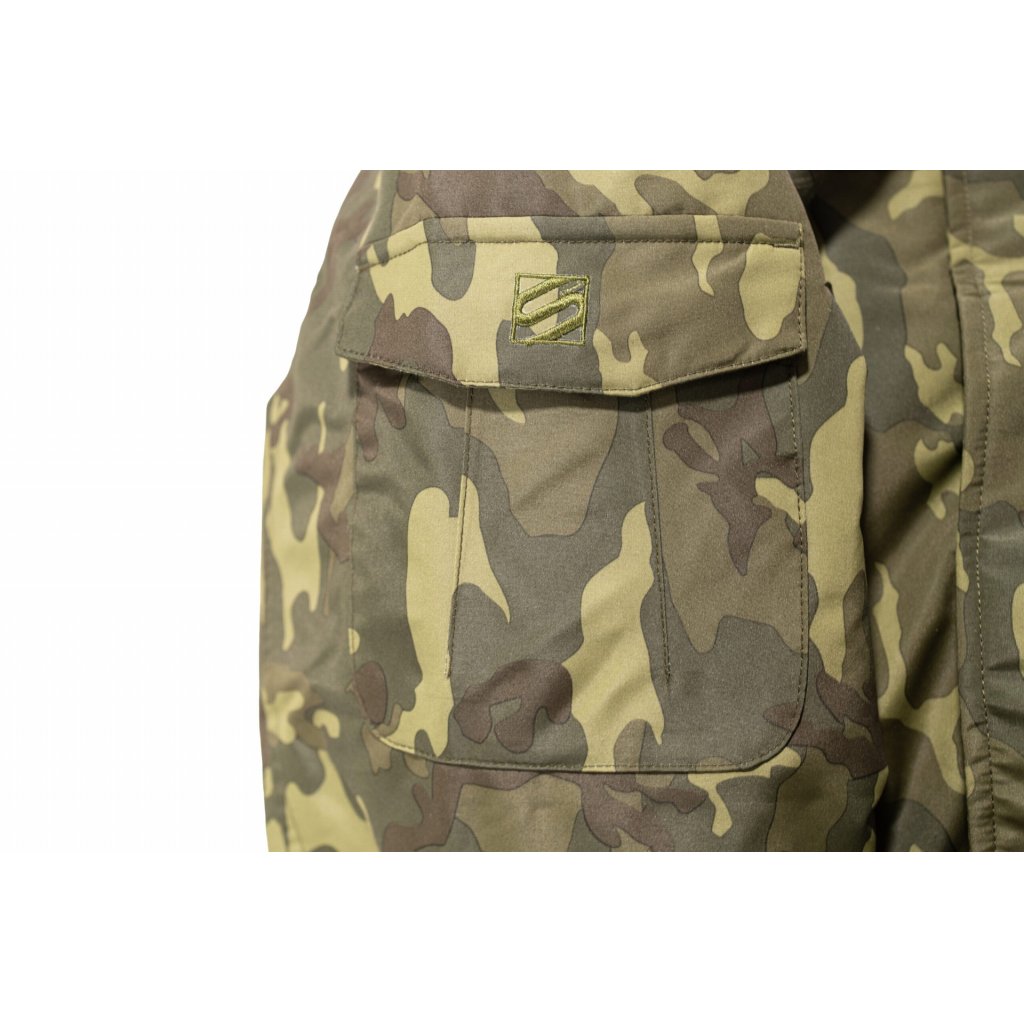 Sonik Bunda Heavy Weight Padded Jacket Camo L