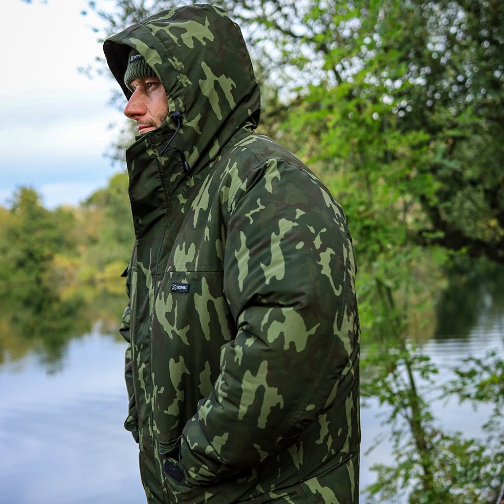 Sonik Bunda Heavy Weight Padded Jacket Camo L