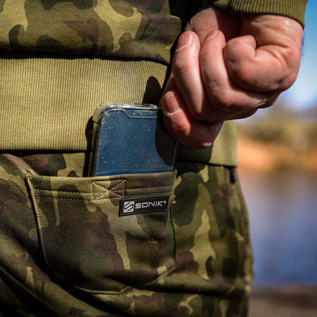 Sonik Kraťasy Camo Fleece Shorts M