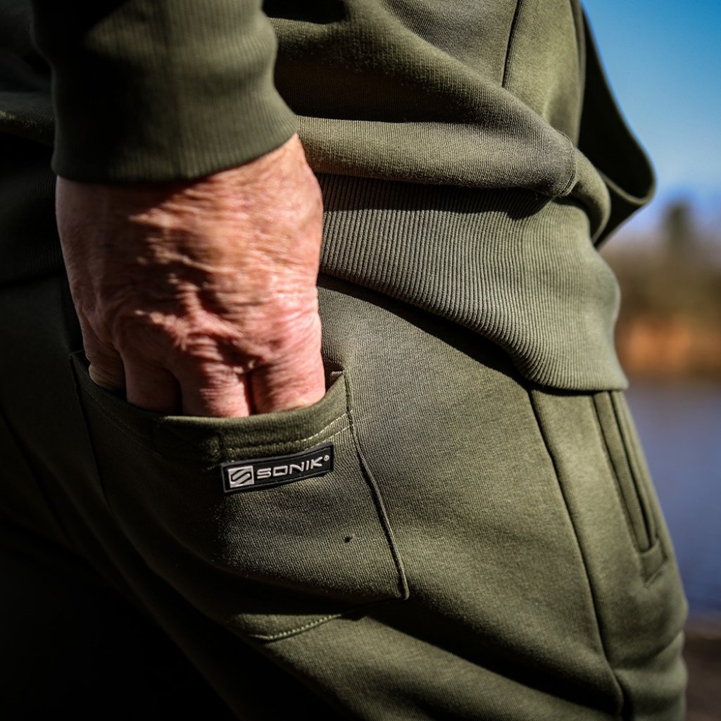 Sonik Kraťasy Green Fleece Shorts M