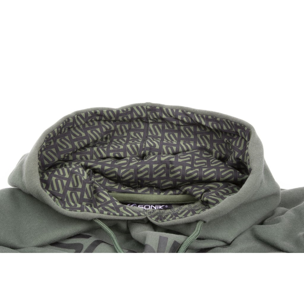 Sonik Mikina Hoody Green L