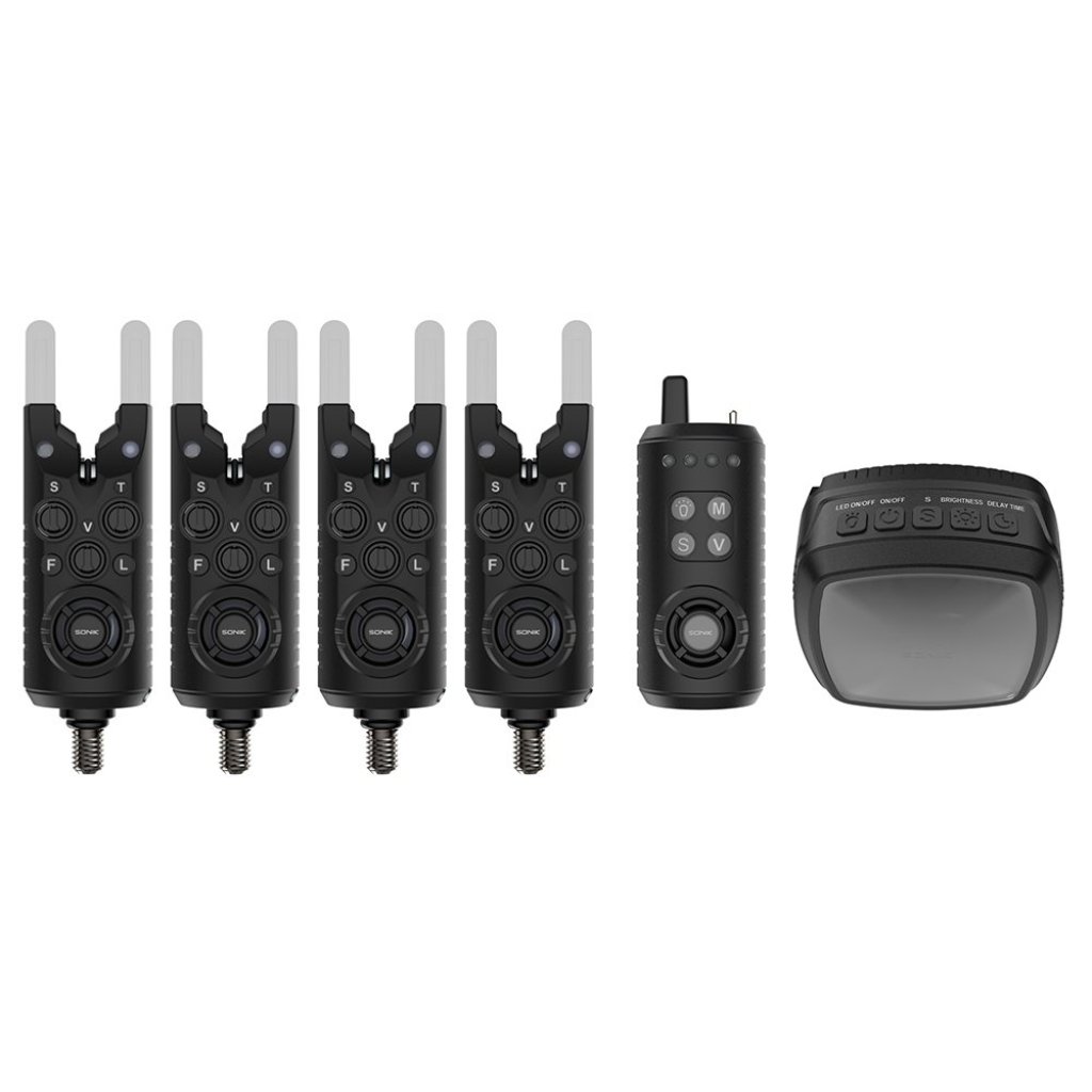 Sonik Sada hlásičů Gizmo2 Alarm Set 4+1 + Bivvy Lamp