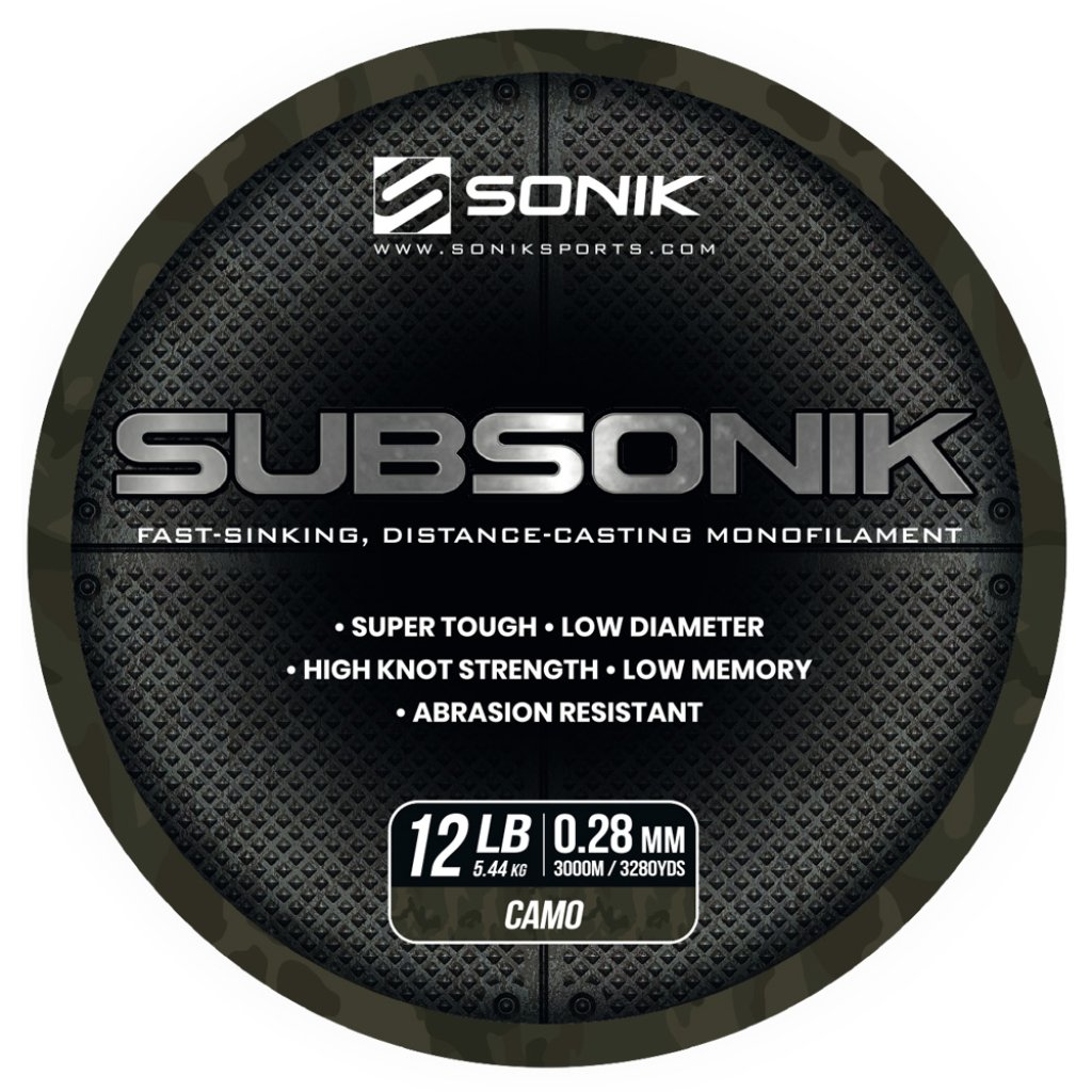 Sonik Vlasec Subsonik Camo 3000m 0,28mm 12lb