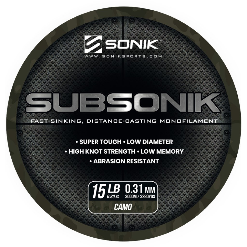 Sonik Vlasec Subsonik Camo 3000m 0,31mm 15lb