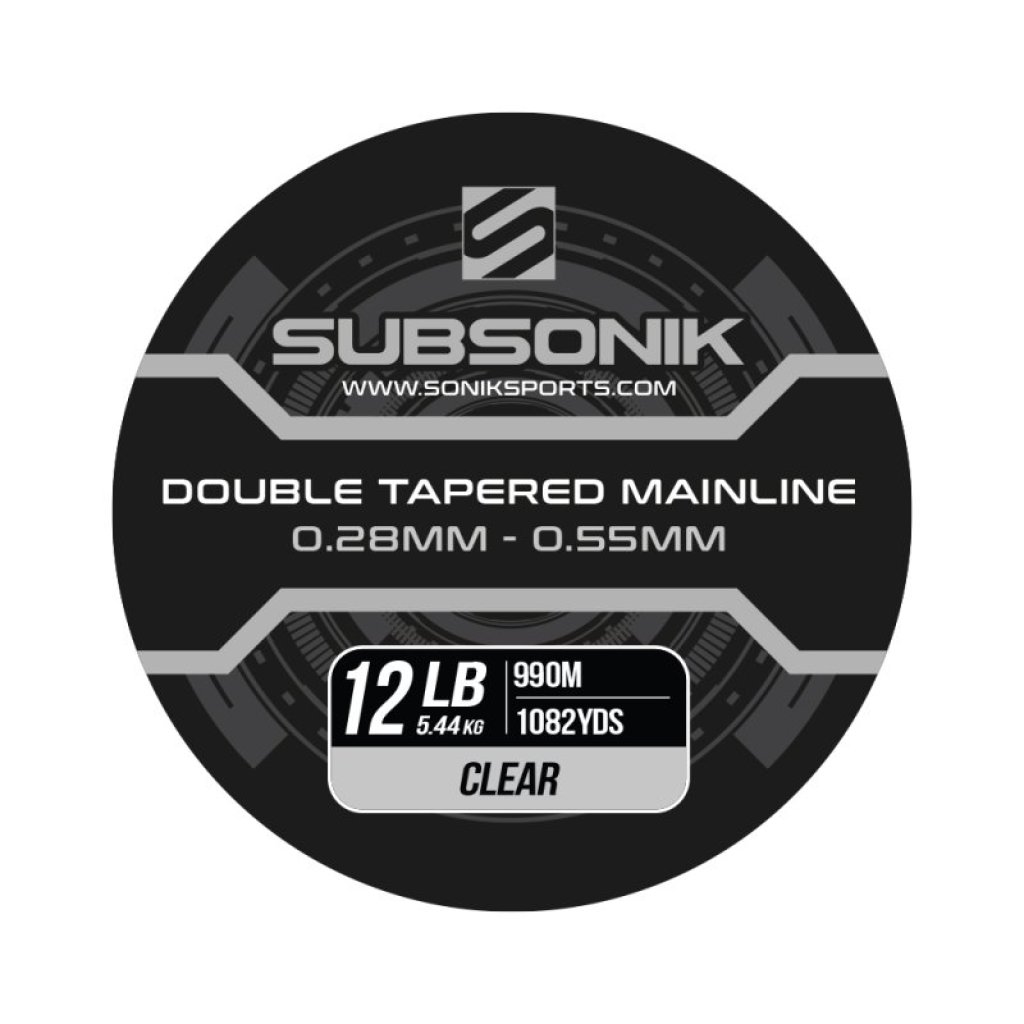 Sonik Vlasec Subsonik Double Tapered Main Line Clear 990m 0,33-0,60mm 16lb