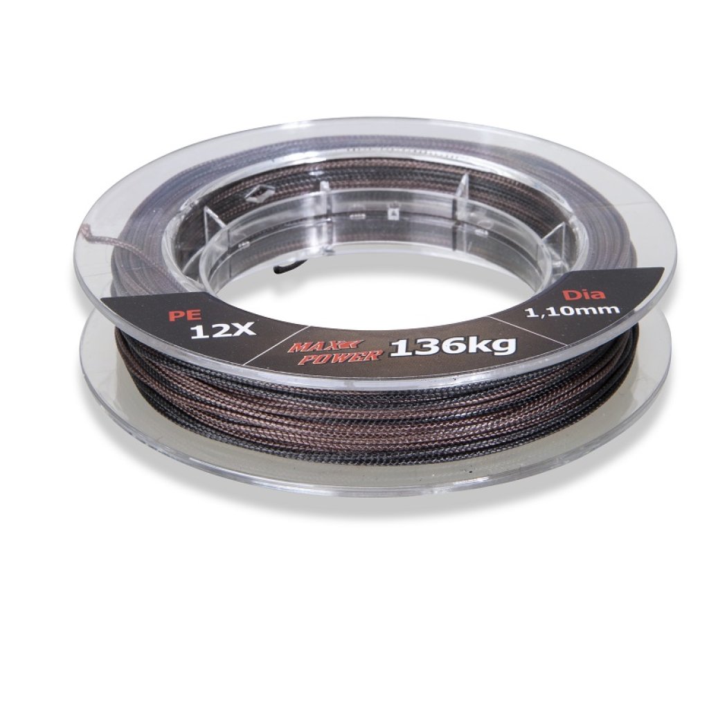 Uni Cat šňůra na návazce Camou X-12 Leader 12X, 1,2 mm, 154 kg, 25 m