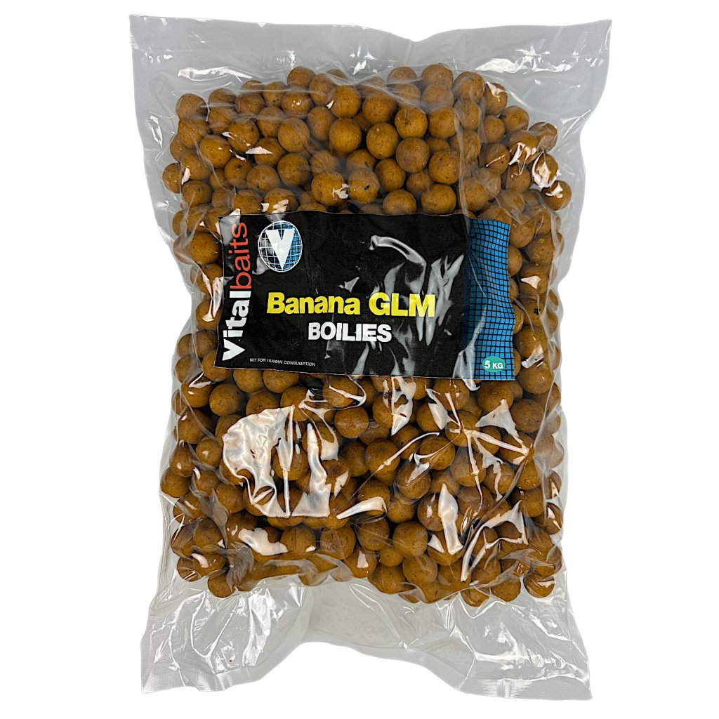 Vitalbaits Boilies Banana GLM 5kg 20mm