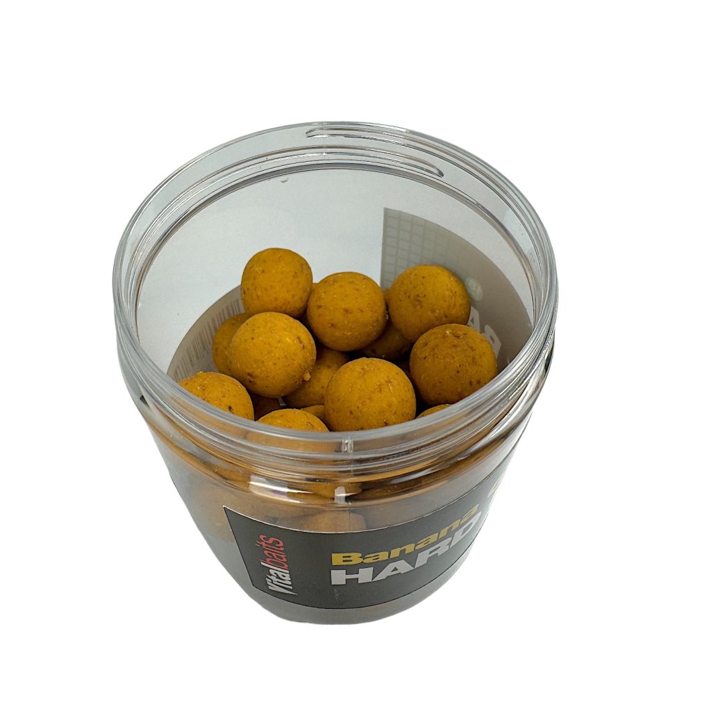 Vitalbaits Boilies Hard Hook Bait Banana GLM 100g 18mm