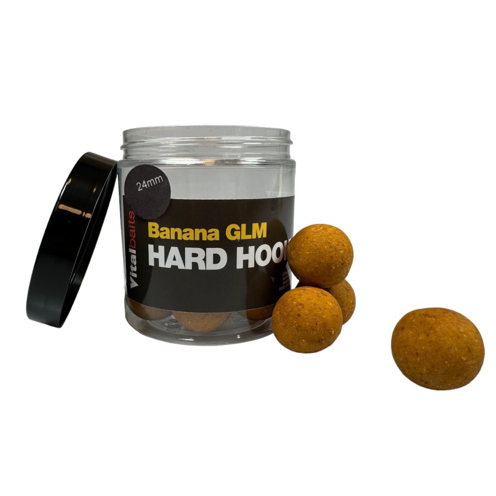 Vitalbaits Boilies Hard Hook Bait Banana GLM 100g 24mm