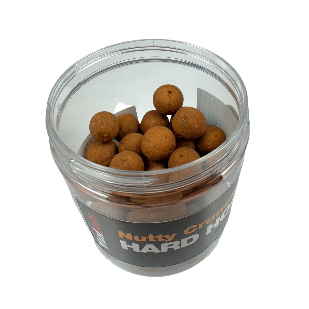 Vitalbaits Boilies Hard Hook Bait Nutty Crunch 100g 14mm