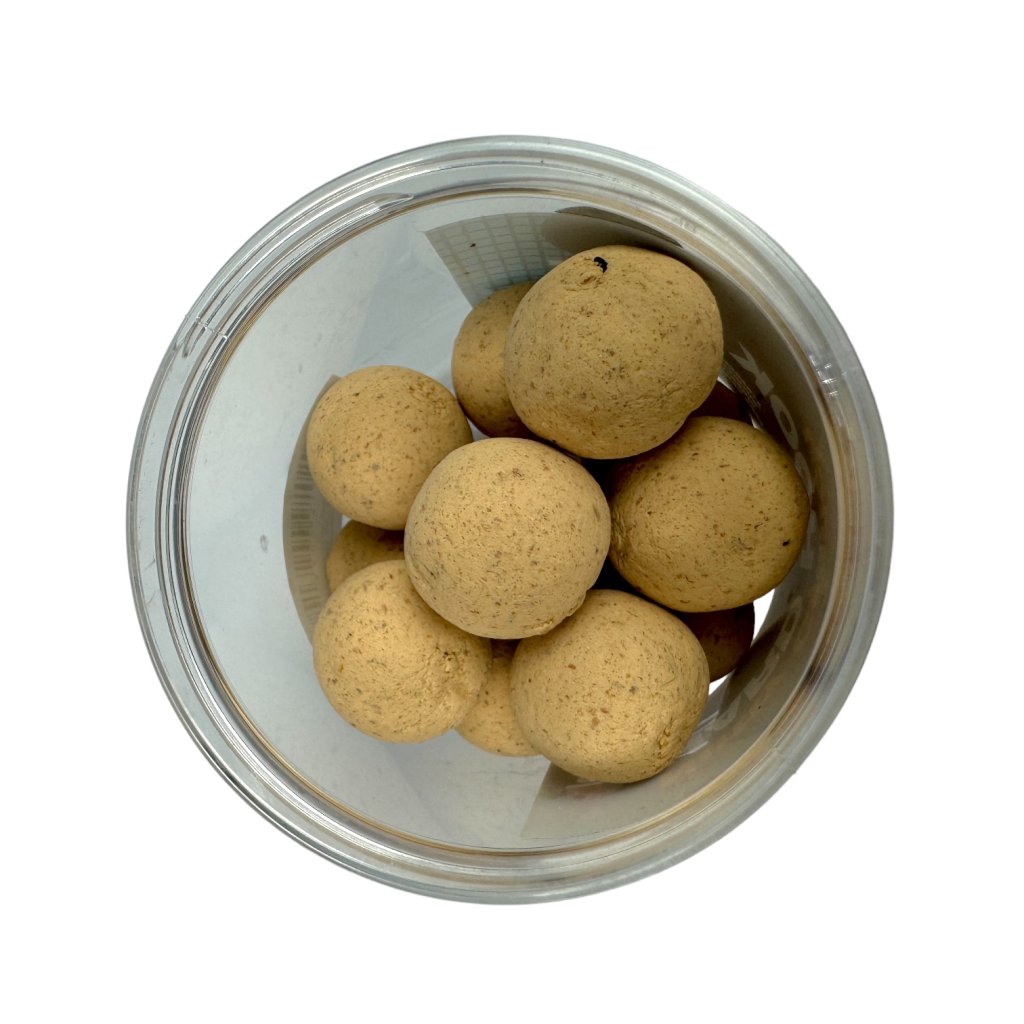 Vitalbaits Boilies Hard Hook Bait Nutty Crunch White 100g 24mm