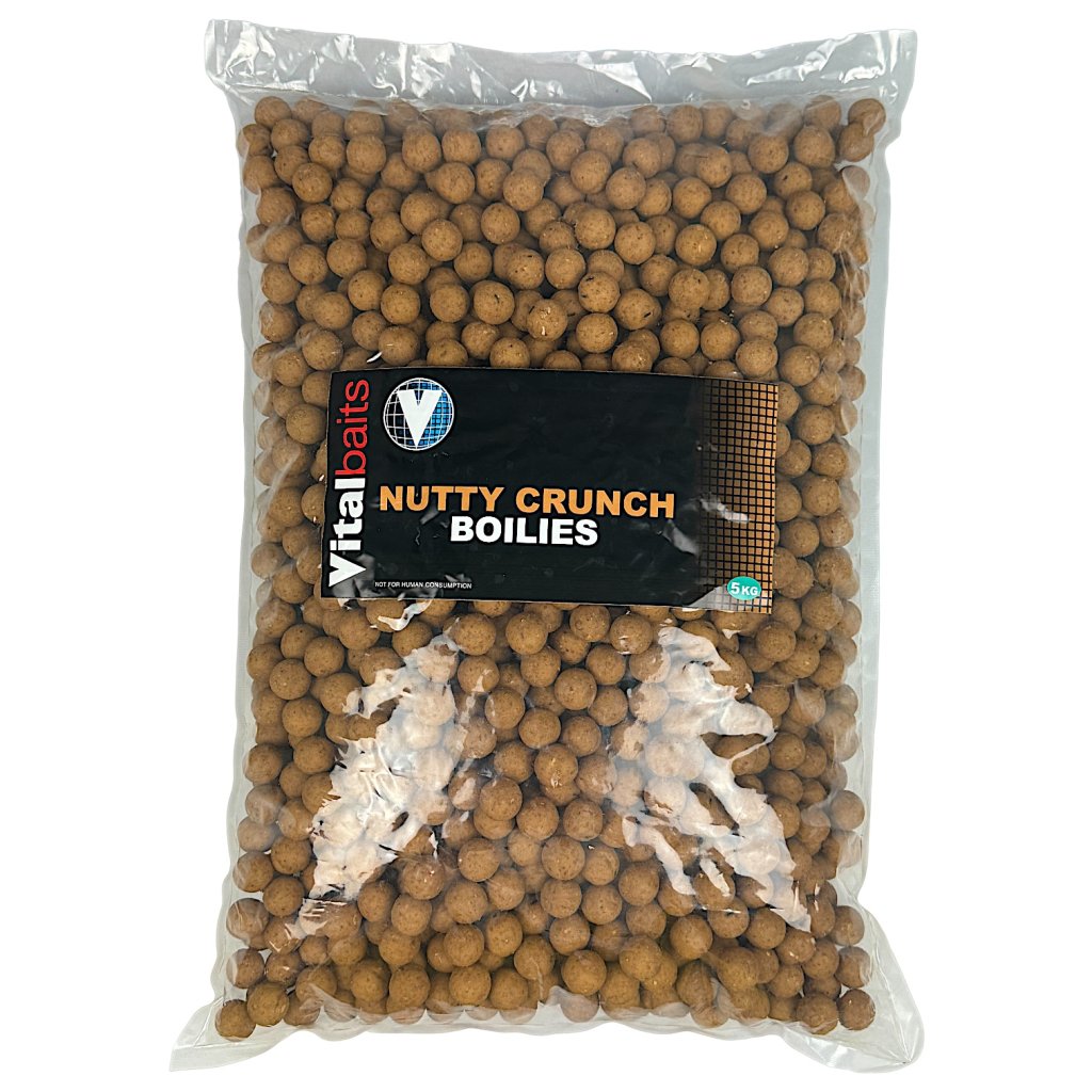 Vitalbaits Boilies Nutty Crunch 5kg 14mm