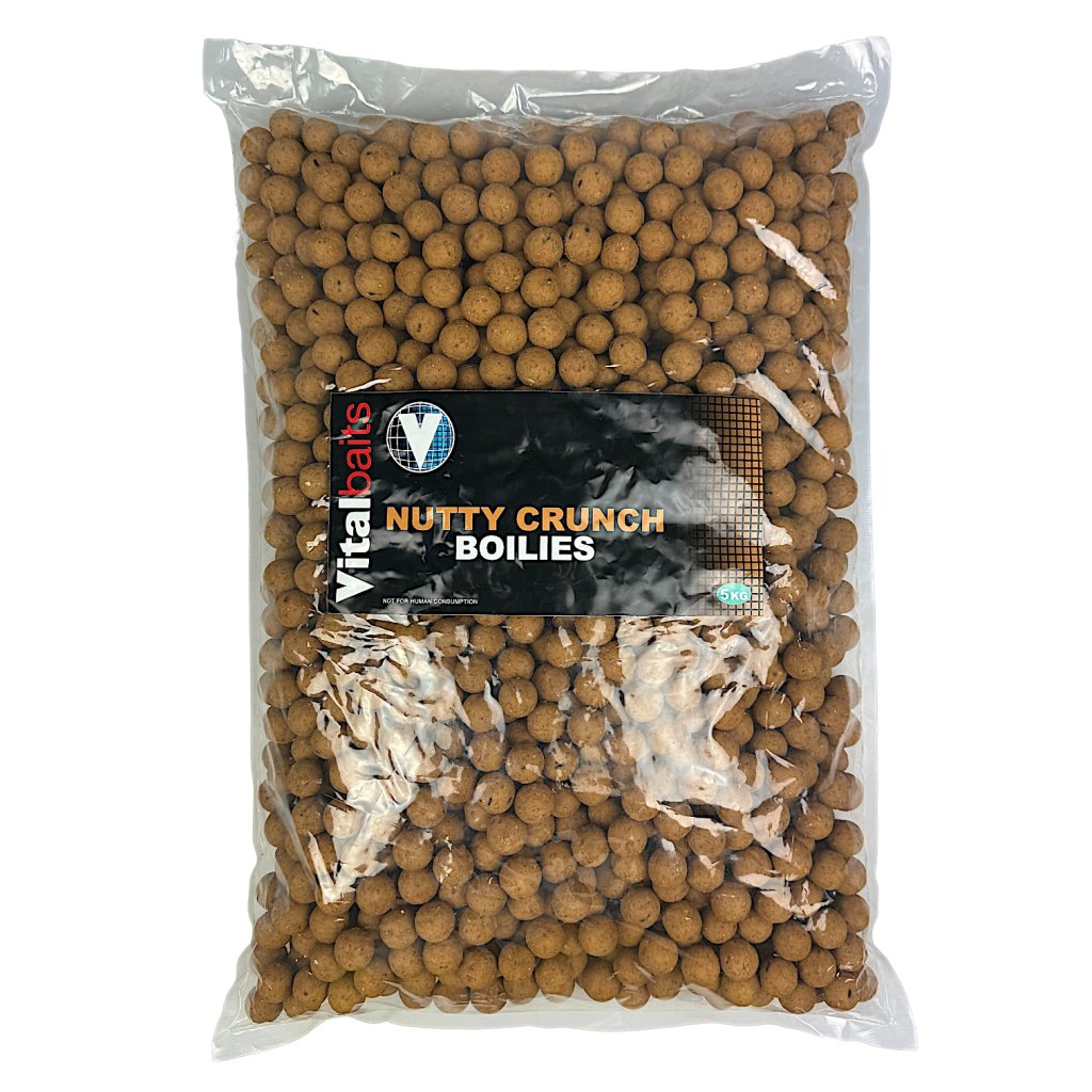 Vitalbaits Boilies Nutty Crunch 5kg 18mm