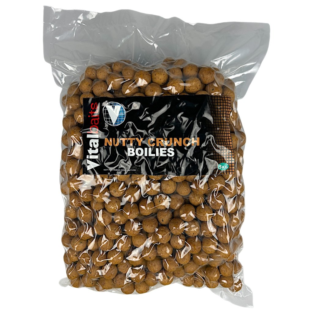 Vitalbaits Boilies Nutty Crunch 5kg 20mm