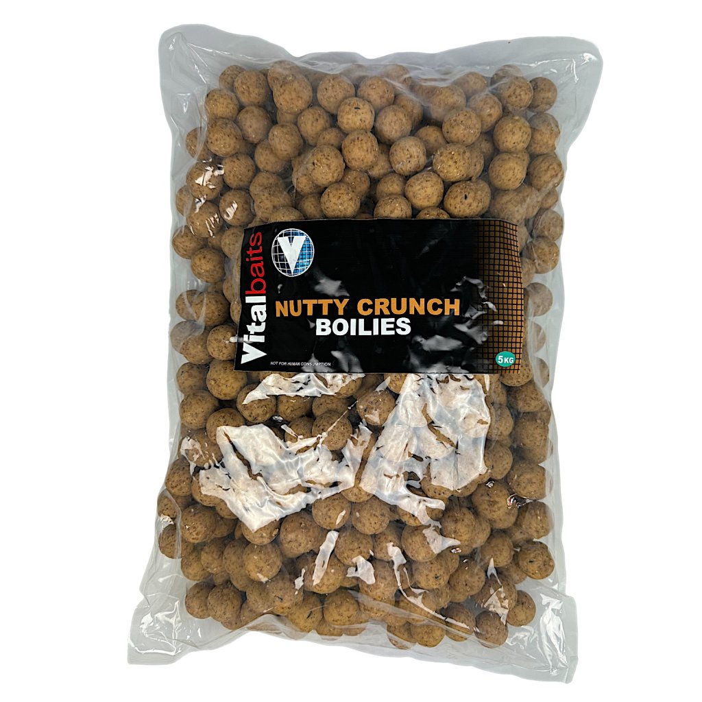 Vitalbaits Boilies Nutty Crunch 5kg 24mm