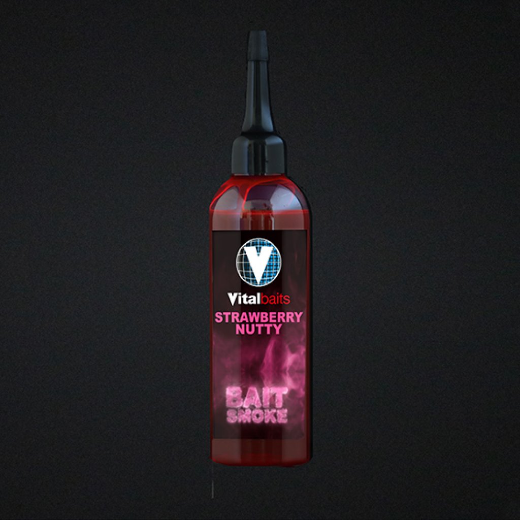 Vitalbaits Booster Bait Smoke Strawberry Nutty 100ml