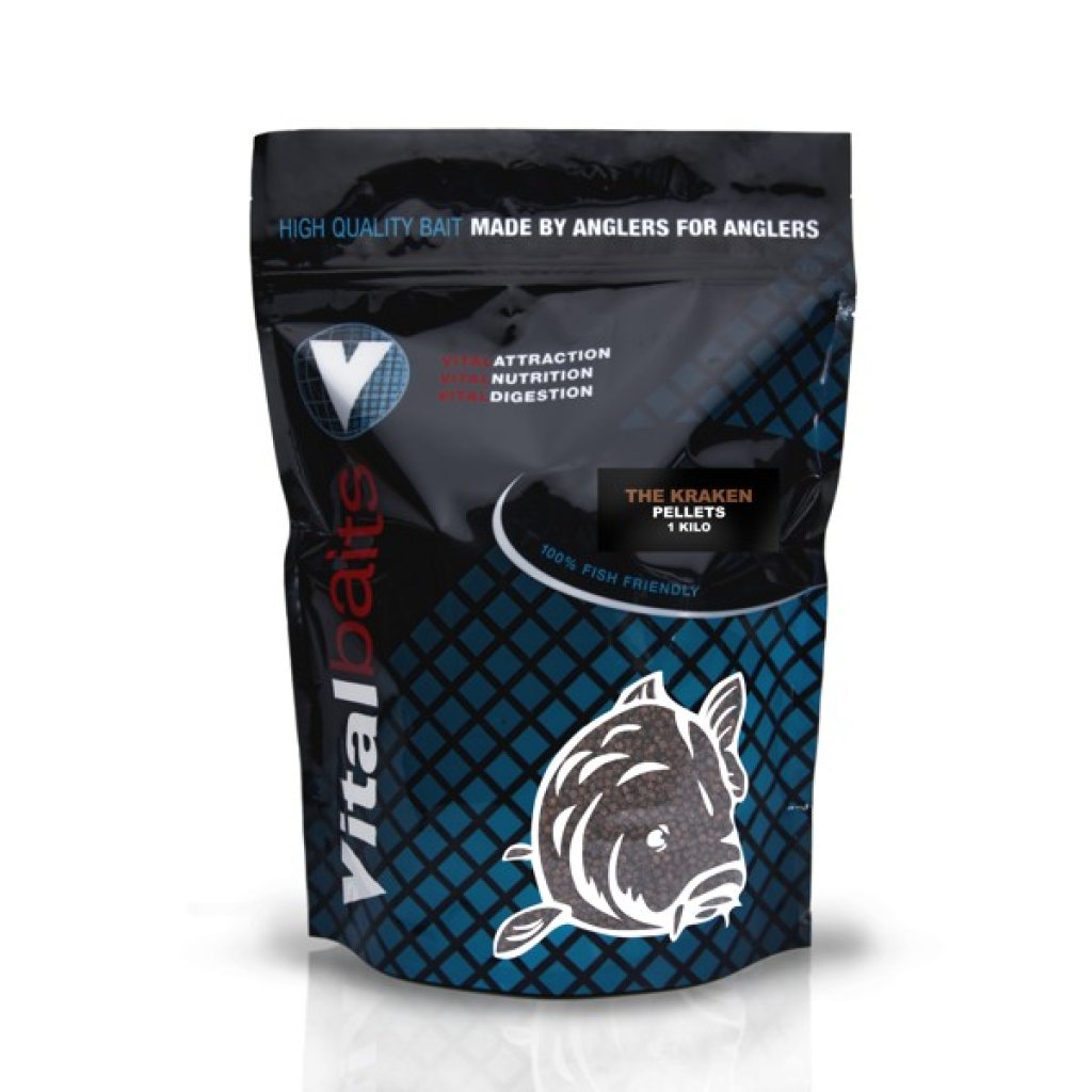 Vitalbaits Pelety The Kraken 1kg 2mm