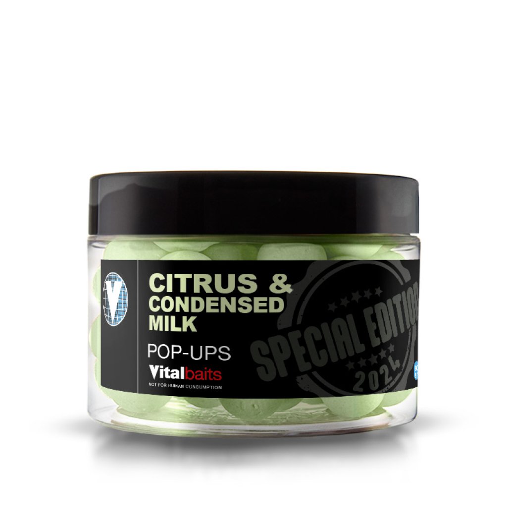 Vitalbaits Pop-Up Citrus & Condensed Milk Green 50g 18mm