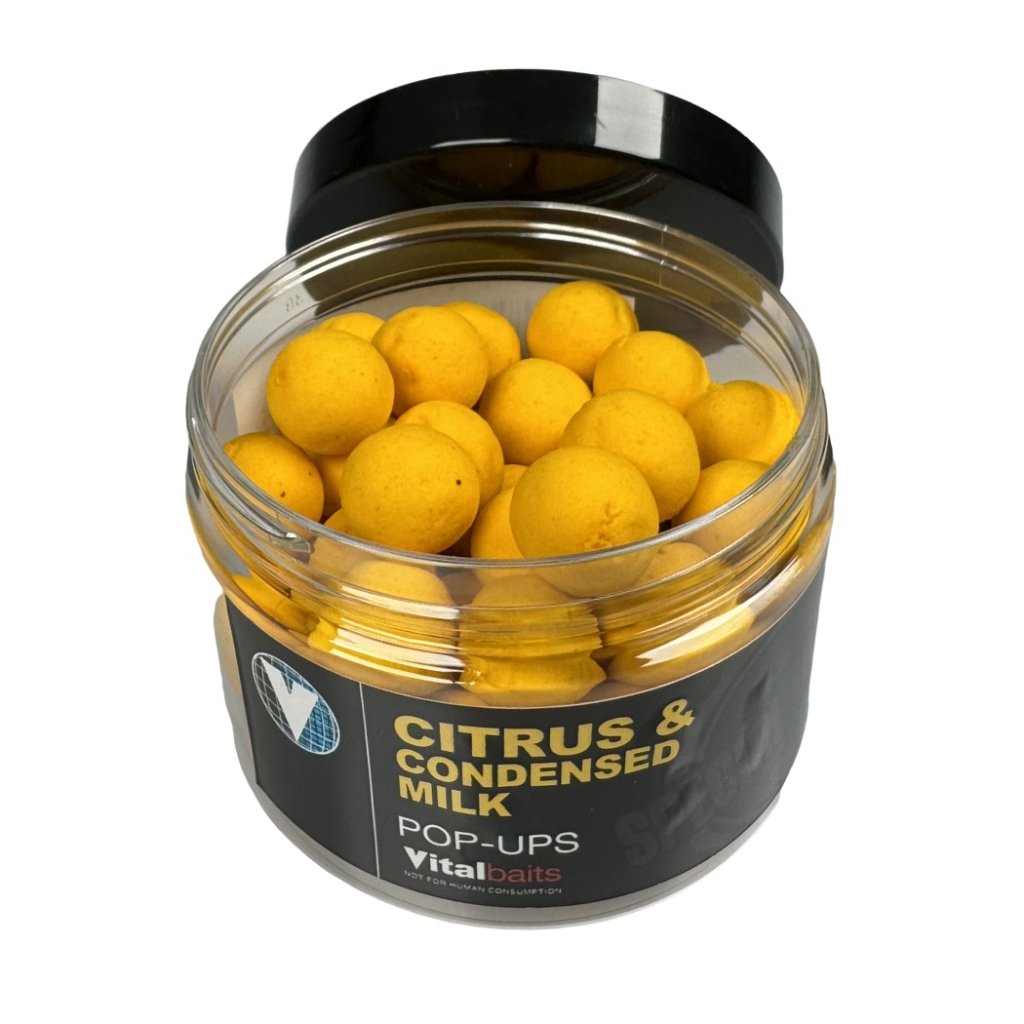Vitalbaits Pop-Up Citrus & Condensed Milk Yellow 50g 18mm