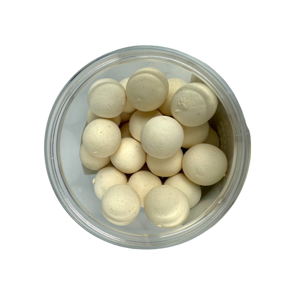 Vitalbaits Pop-Up Nutty Crunch Fluor White 80g 18mm
