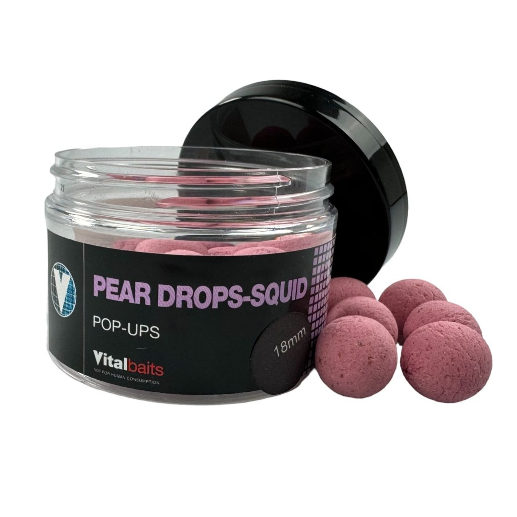Vitalbaits Pop-Up Pear Drops-Squid 50g 18mm