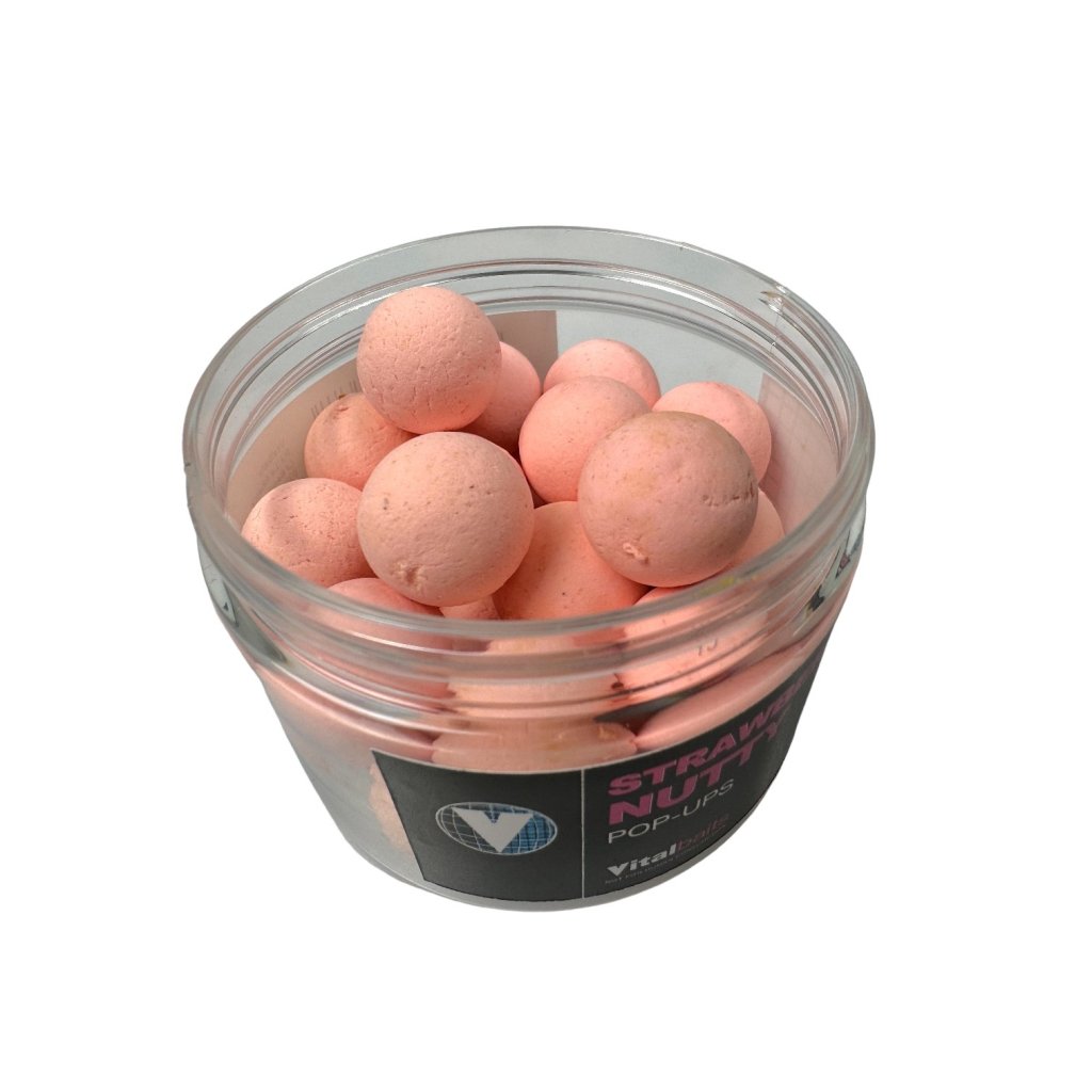 Vitalbaits Pop-Up Strawberry Nutty Washed Out Pink 50g 14mm