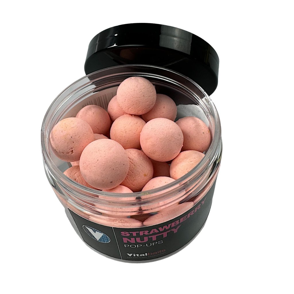 Vitalbaits Pop-Up Strawberry Nutty Washed Out Pink 50g 18mm
