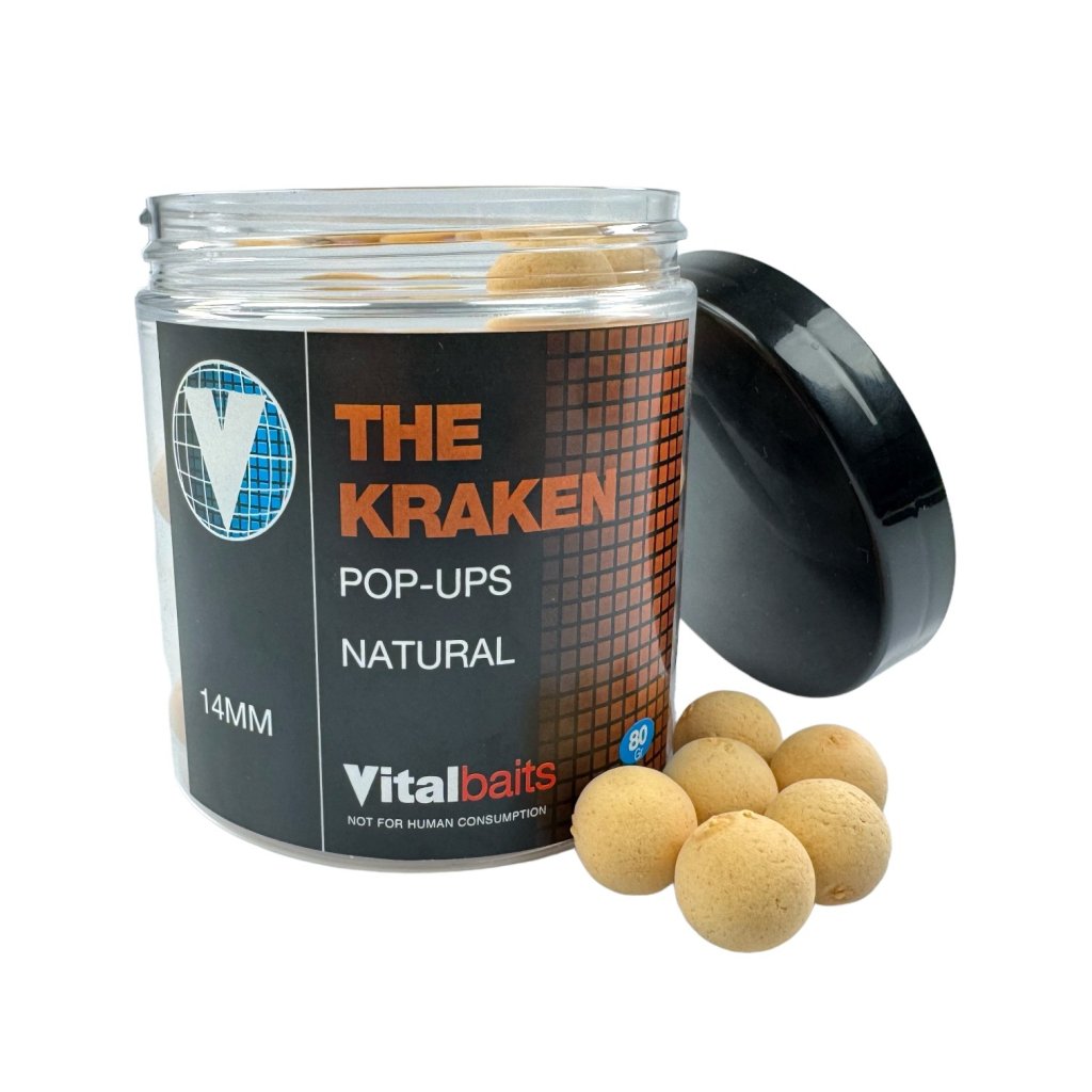 Vitalbaits Pop-Up The Kraken Natural 80g 14mm