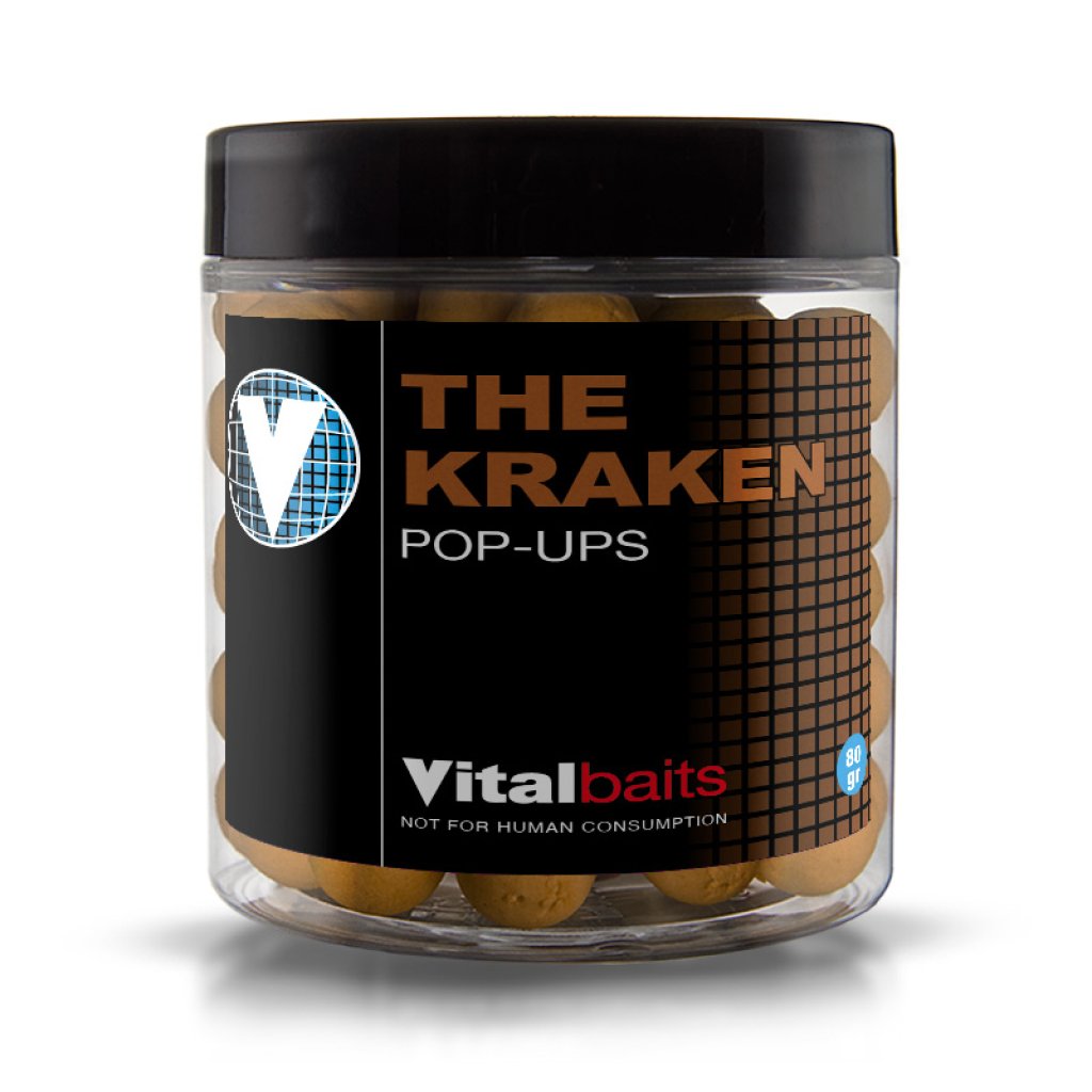 Vitalbaits Pop-Up The Kraken Natural 80g 18mm
