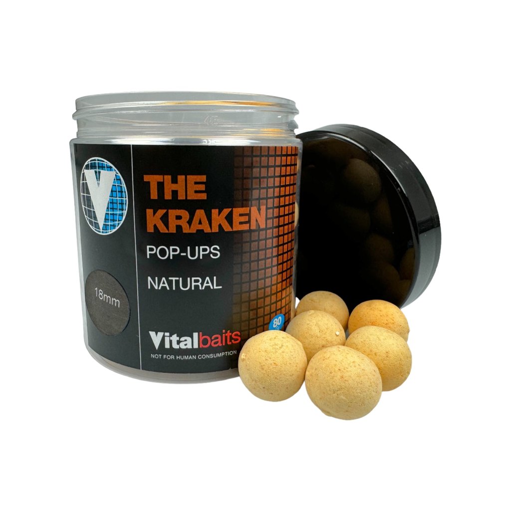 Vitalbaits Pop-Up The Kraken Natural 80g 18mm