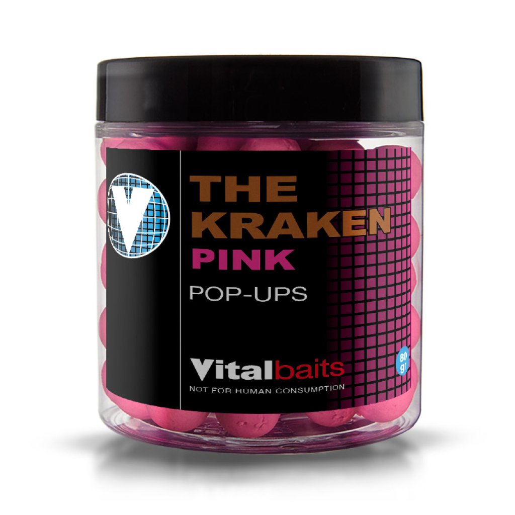 Vitalbaits Pop-Up The Kraken Pink 80g 18mm