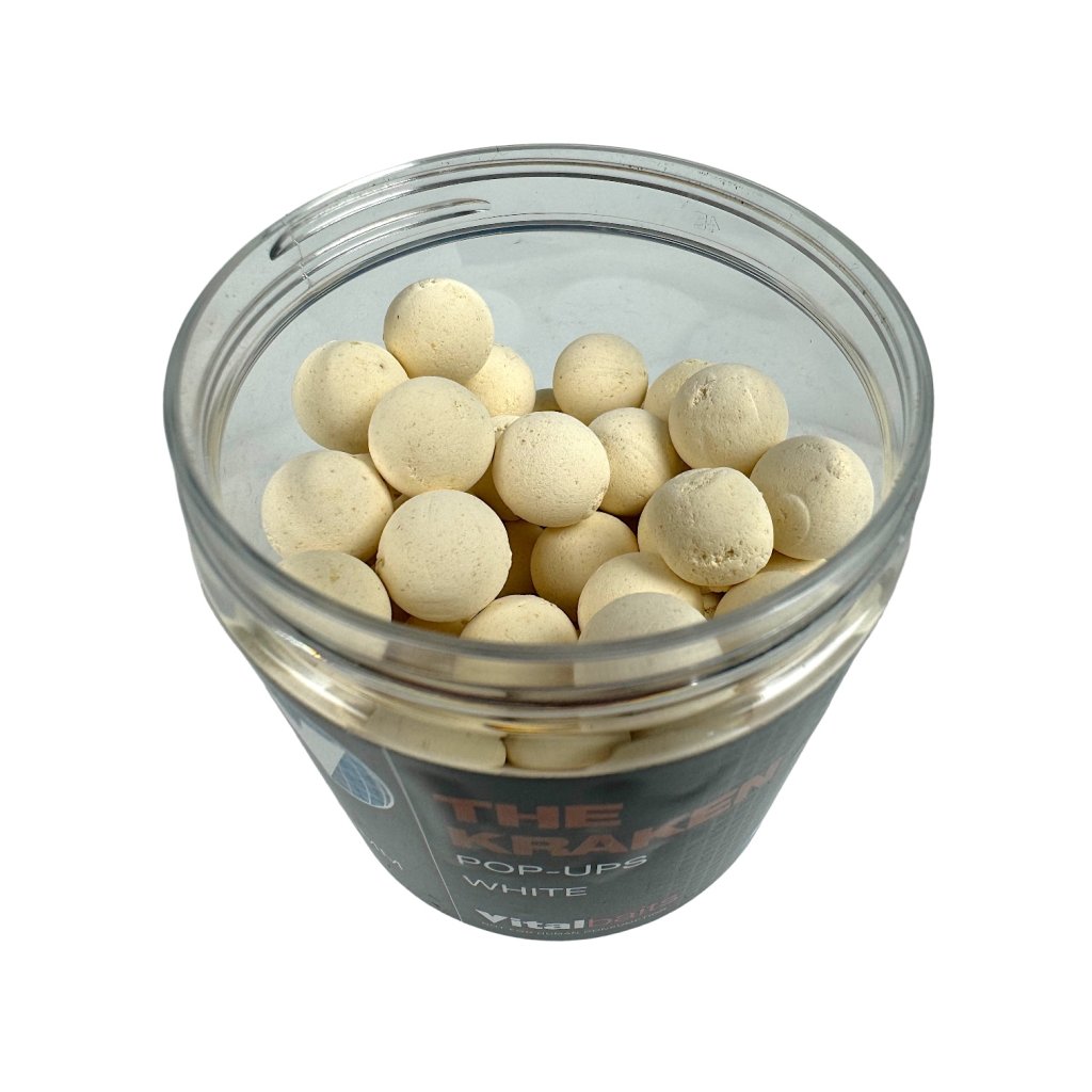 Vitalbaits Pop-Up The Kraken White 80g 14mm