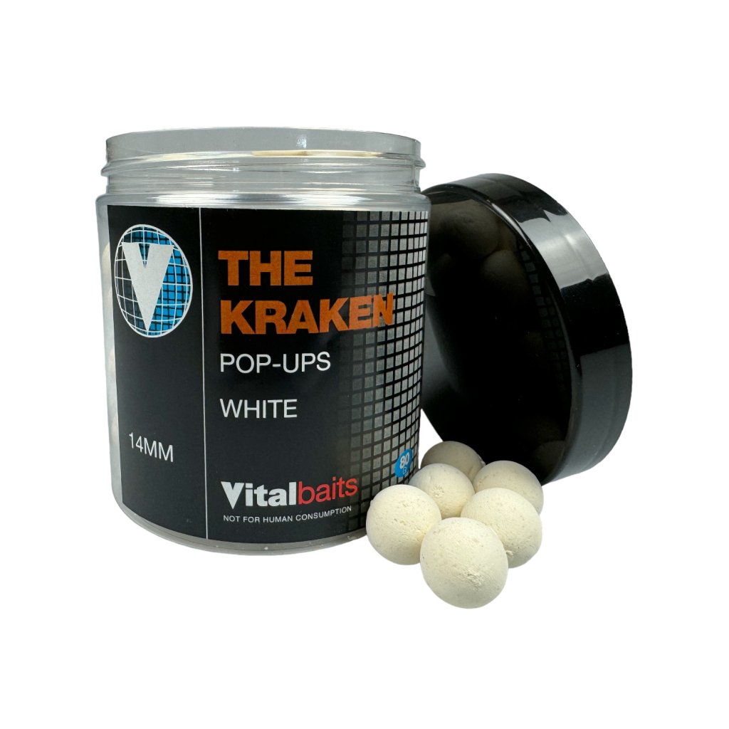 Vitalbaits Pop-Up The Kraken White 80g 14mm