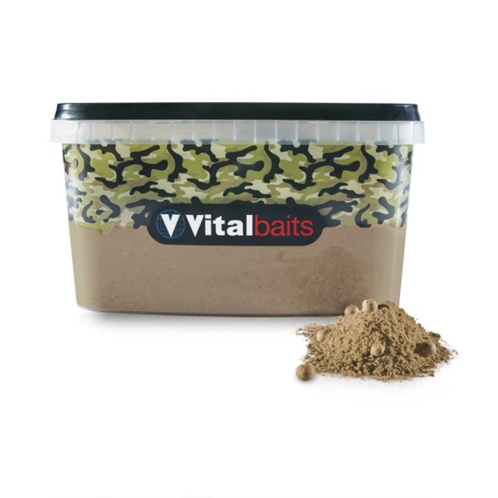 Vitalbaits Vnadící směs Nutty Crunch Bucket 3kg