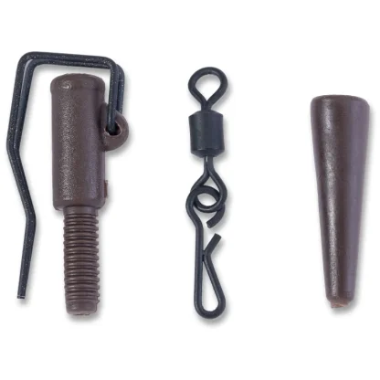 Anaconda bezpečnostní klip Quick Change Easy Lock Lead Clip hnědá 5ks