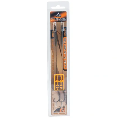 Anaconda návazec Piercer Line Aligner Rig Power Carp C4 2ks velikost 8 mikroprotihrot