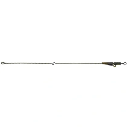 Anaconda olověnka Jungle Flexi Ring Swivel Safety Clip Leadcore Leaders 60lb 80cm 3ks zelená