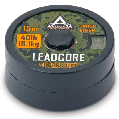 Anaconda olověnka Super Soft Leadcore 60lb 5m zelená