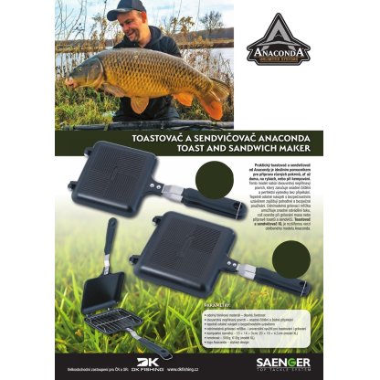 Anaconda toastovač a sendvičovač Toast and Sandwich Maker XL