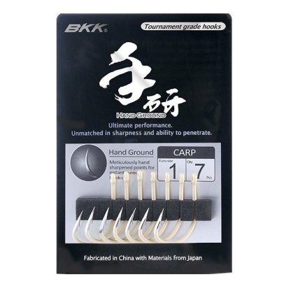 BKK Háček Carp Hook Hand Ground Velikost 8 8ks