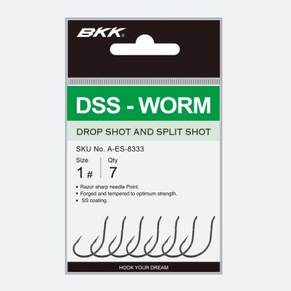 BKK Háček DSS-WORM Velikost 2/0 6ks