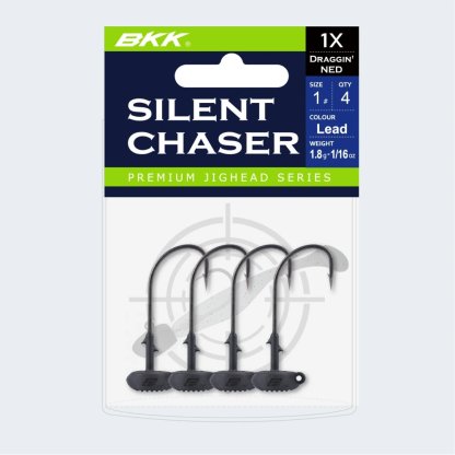 BKK Jigová hlavička Silent Chaser-Draggin' NED Weedless 3,5g Velikost 1/0 3ks