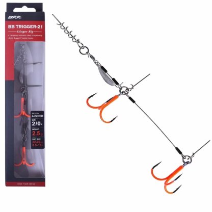 BKK Stinger BB Trigger-21 UVO Stinger Rig Velikost 2/0