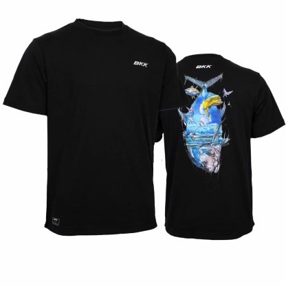 BKK Tričko Short Sleeve Casual Shirt GT Black S