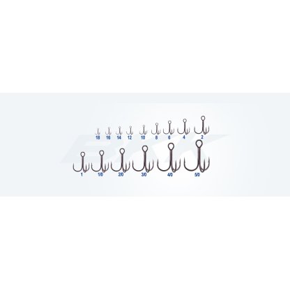 BKK Trojháček Spear-21 SS Velikost 4/0 4ks
