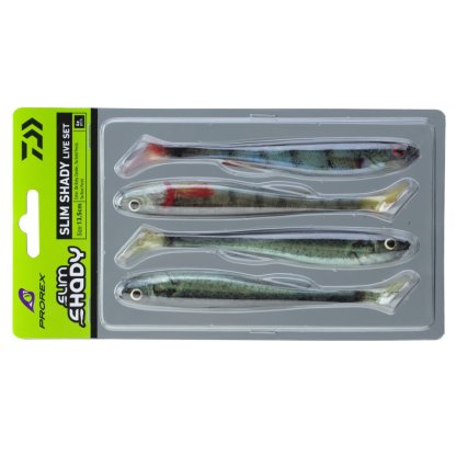 Daiwa Gumová nástraha Prorex Real Slim Shady Live Color Set 13,5cm 13,5g 4ks