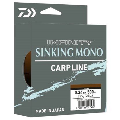Daiwa Vlasec Infinity Sinking Mono Brown 500m 0,370mm 10,1kg