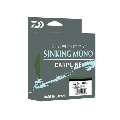 Daiwa Vlasec Infinity Sinking Mono Olive 500m 0,370mm 10,1kg