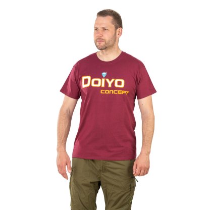 Doiyo tričko Logo bordó L
